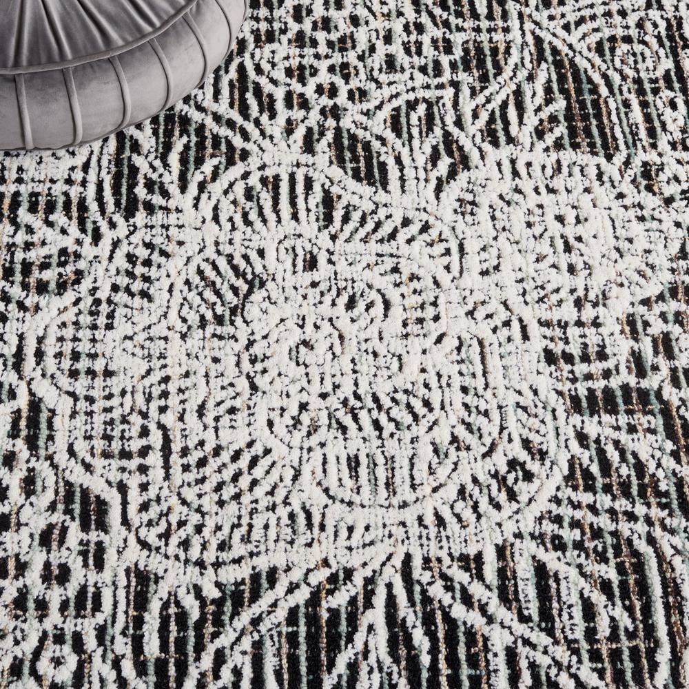 Ebony EBN114 Hand Tufted Area Rug - Black/Ivory - 6'x6' - Safavieh.