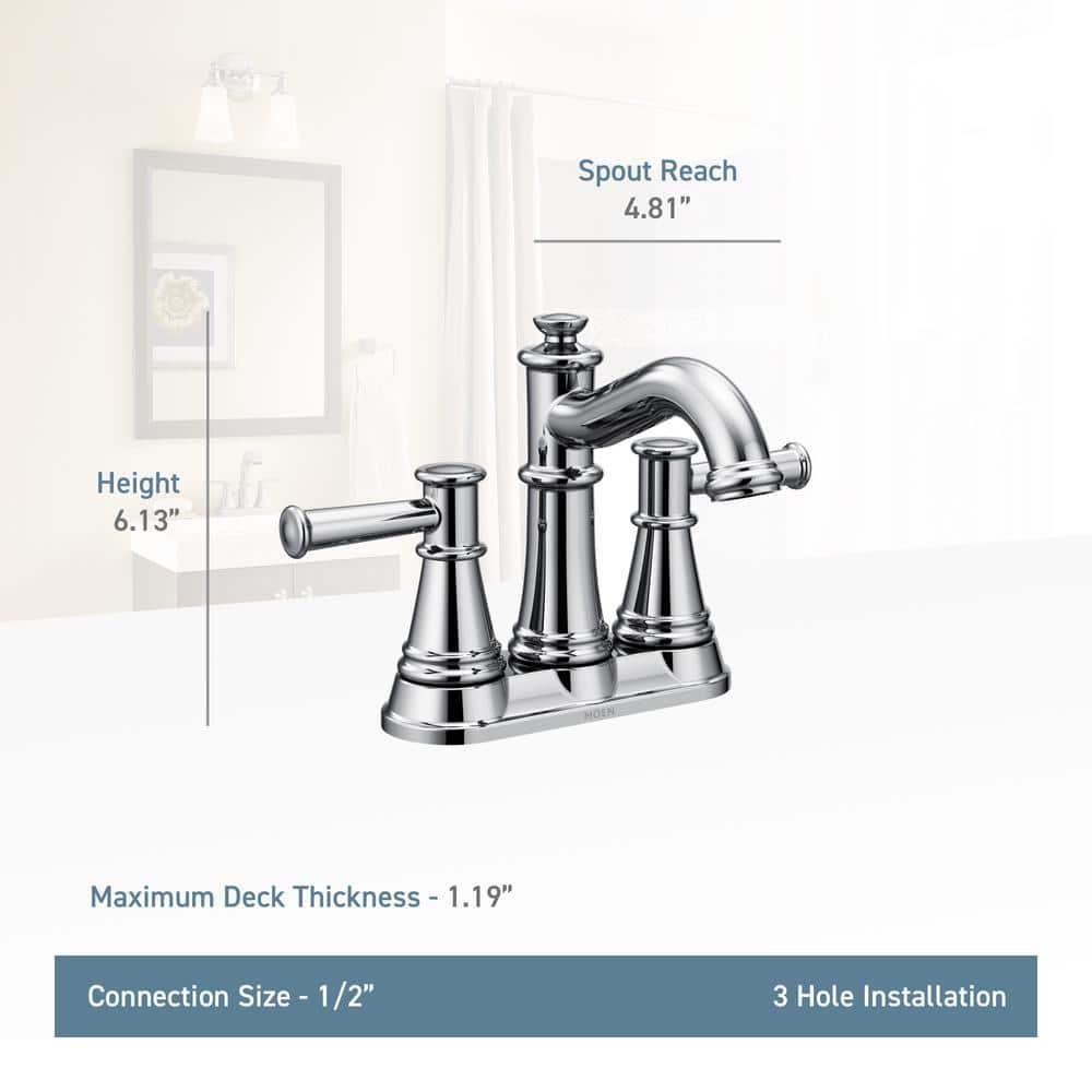 Belfield Centerset Bathroom Faucet with Drain Assembly