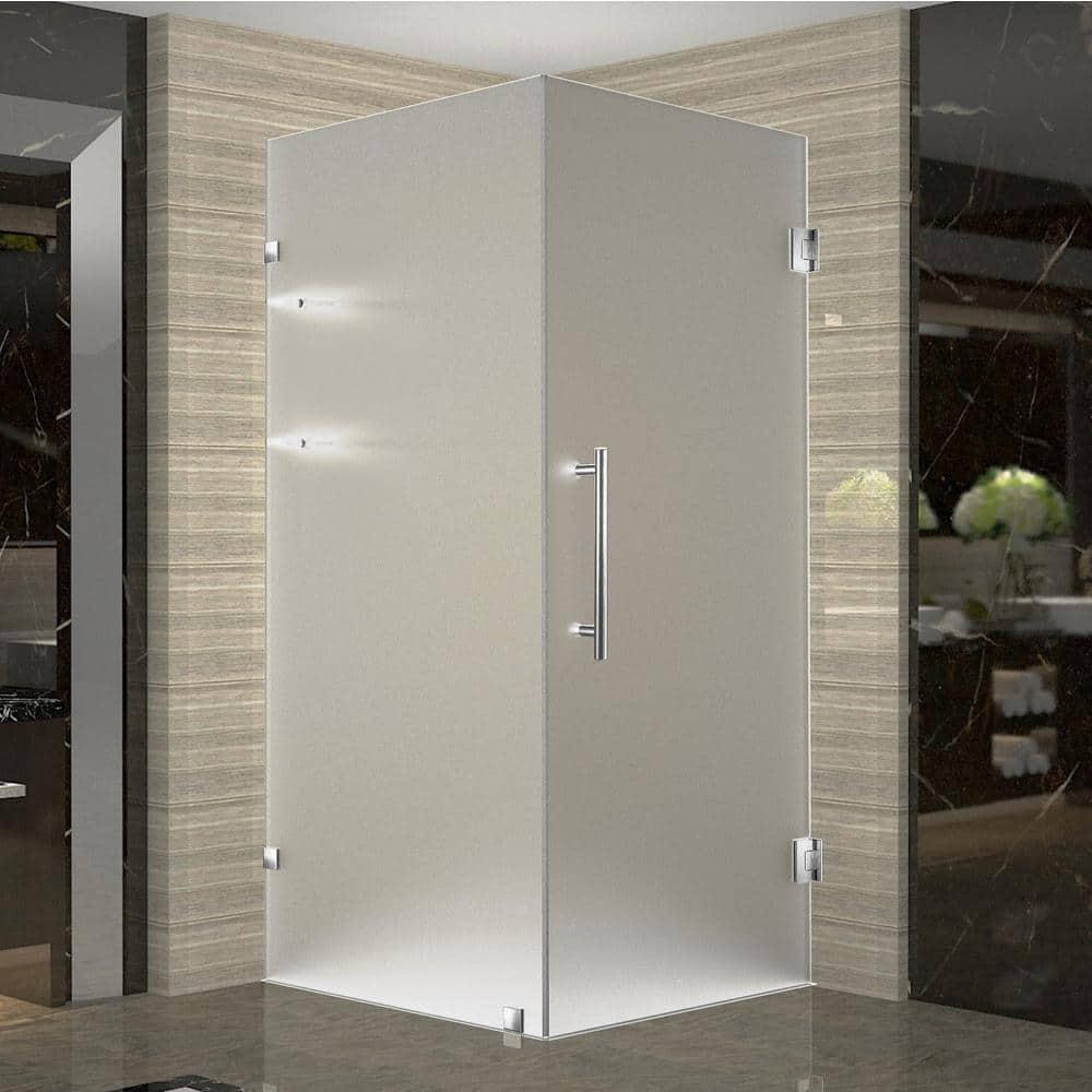 Aquadica GS 38" x 72" Square Hinged Shower Enclosure