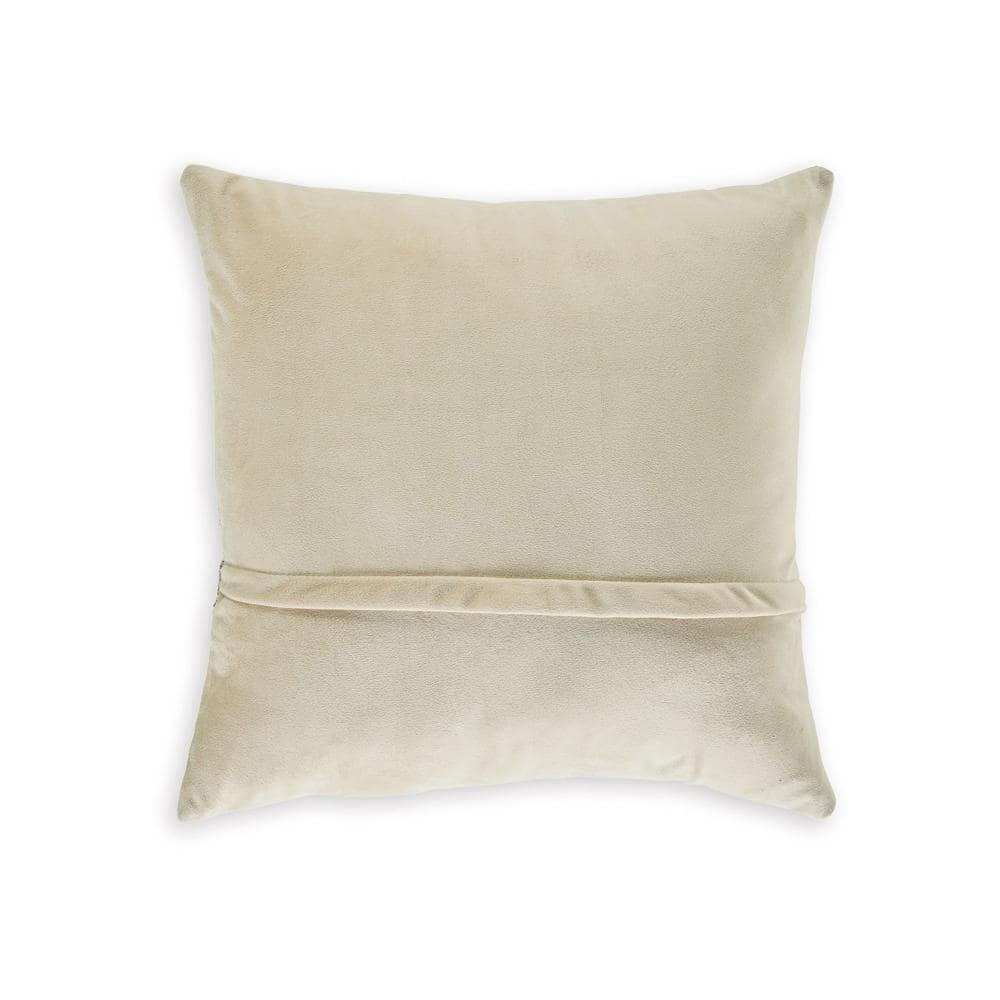 Benjara Throw Pillow Set of 4, 20 Inch, Polyester, Medallion Print, Brown, Gray