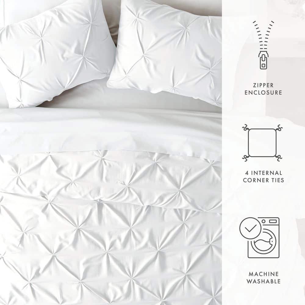 Becky Cameron Pinch Pleat Textured Duvet Cover Set