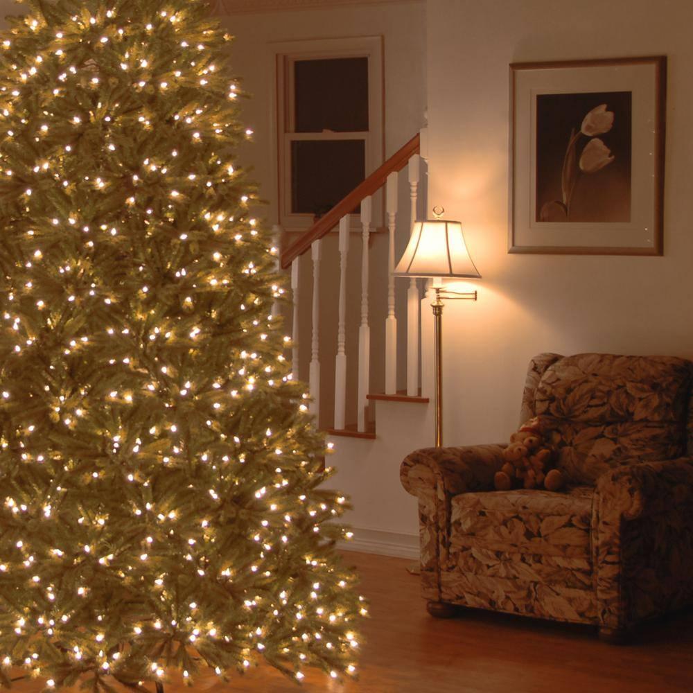 6.5' Prelit LED Medium Jersey Fraser Fir Artificial Christmas Tree Dual Color Lights - National Tree Company