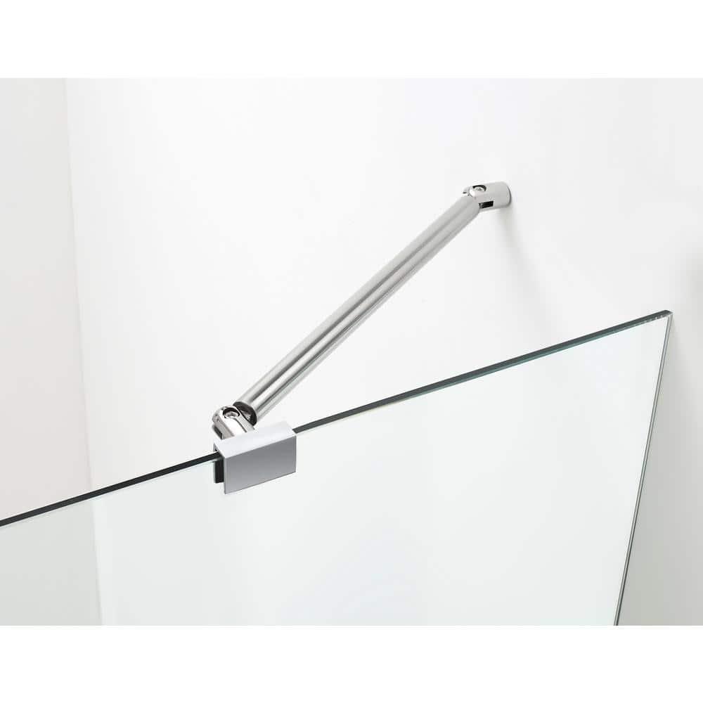 Aston Merrick GS 34" x 72" Hinged Frameless Shower Door SEN961EZ-CH-34-10