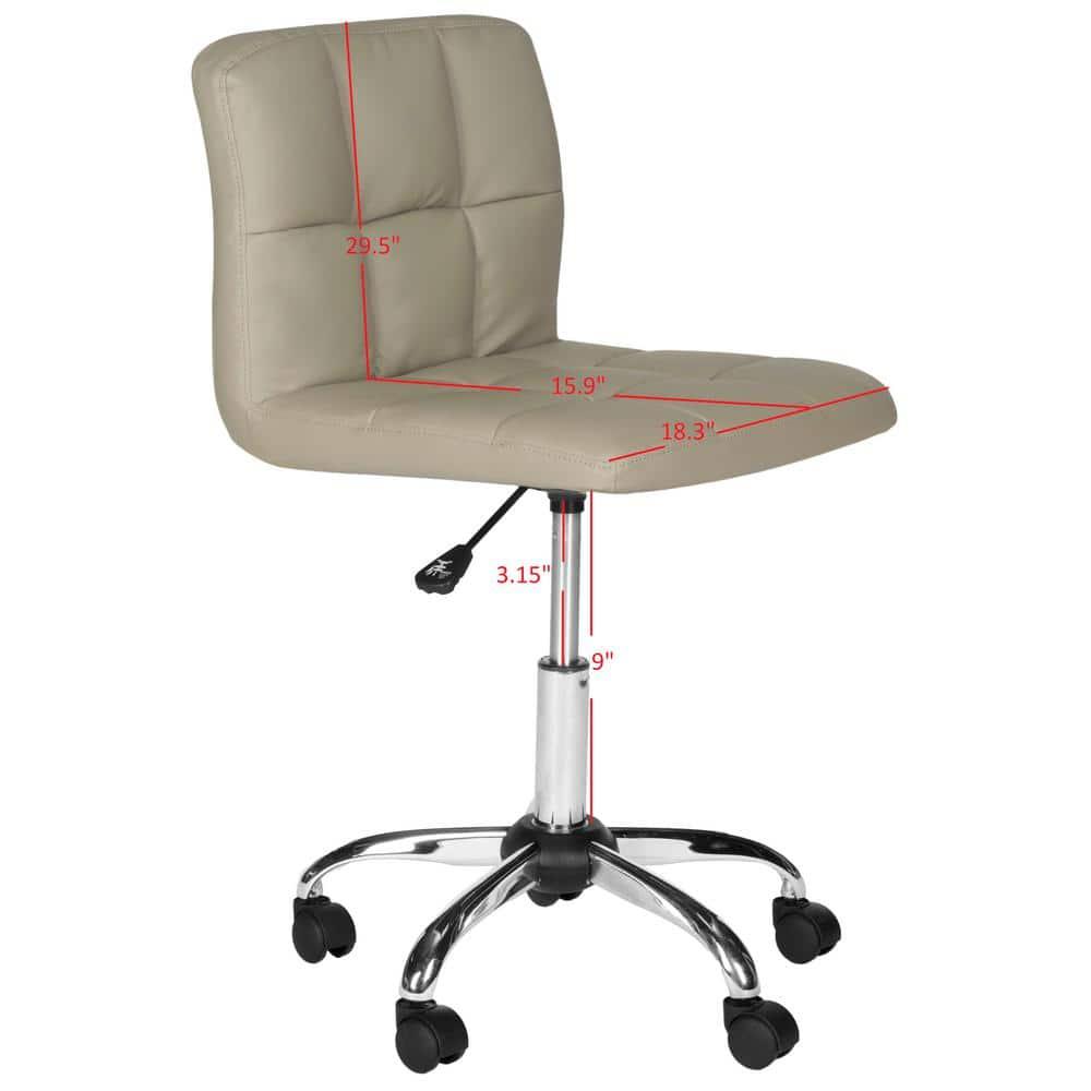Brunner Desk Chair - Grey - Safavieh