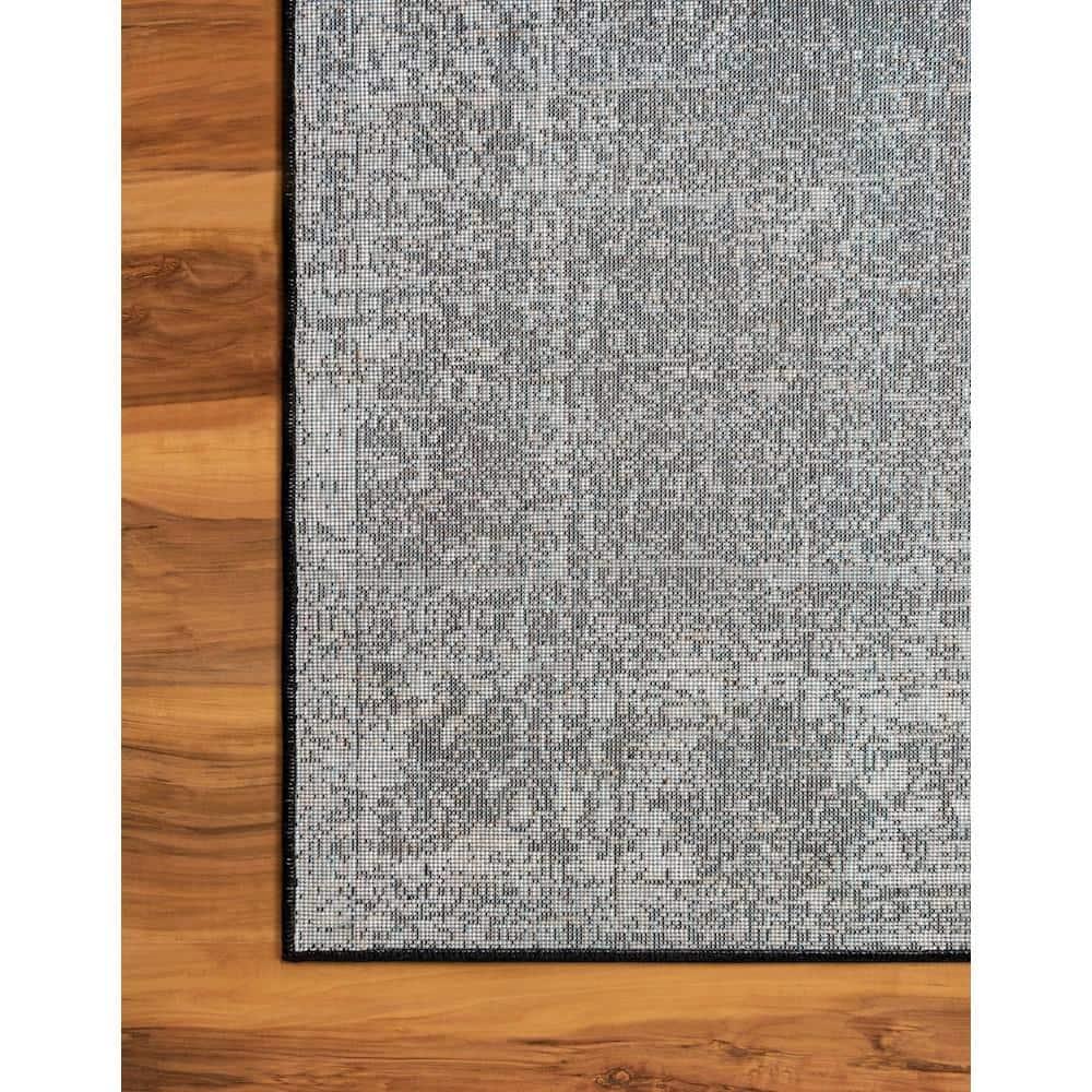 Unique Loom 9' 0 x 12' 0 Sofia Casino Black Area Rug