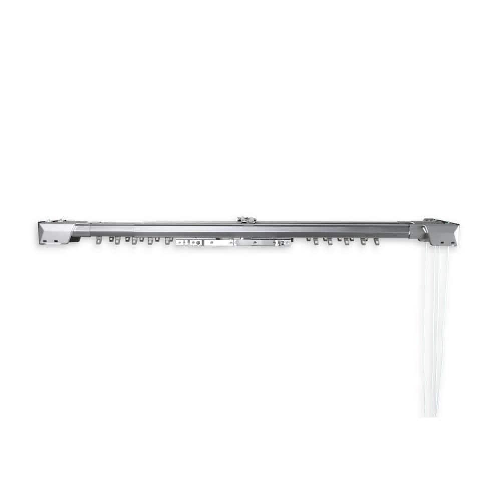 Bembry Adjustable Center-Open/One-Way Double Curtain Rod