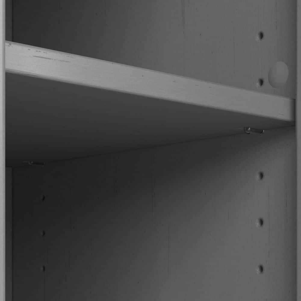 Bush Furniture Salinas Bathroom Storage Cabinet with Doors in Cape Cod Gray