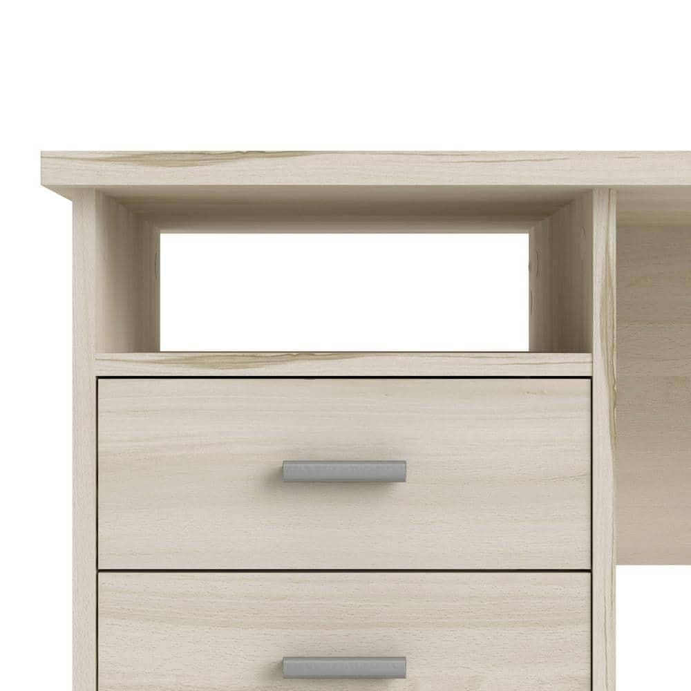 Tvilum, Warner Desk with 4 Drawers, Light Woodgrain
