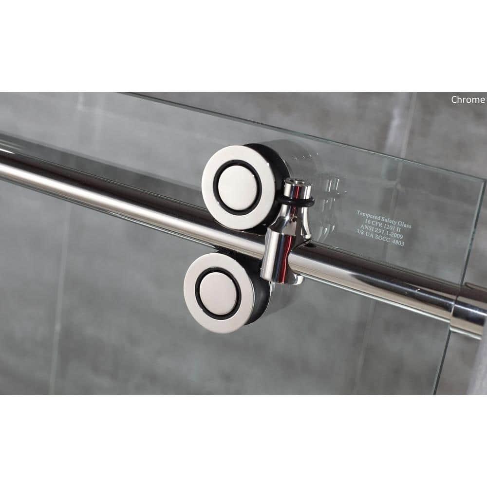Aston SEN979-CH-48-10 48 in. Frameless Sliding Shower Enclosure, Chrome Hardware