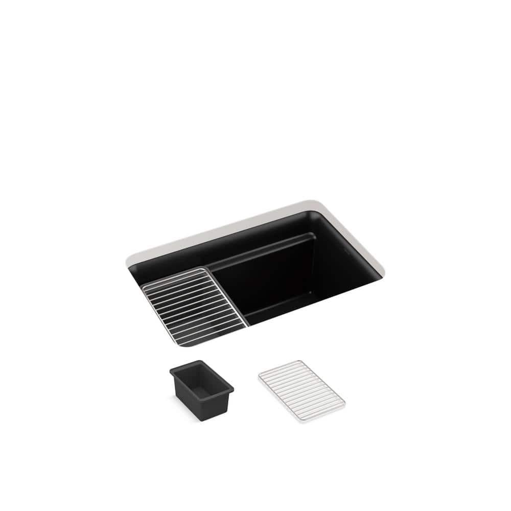 Cairn 27-1/2 in. X 18-5/16 in. X 12-5/8 in. Undermount Utility Sink