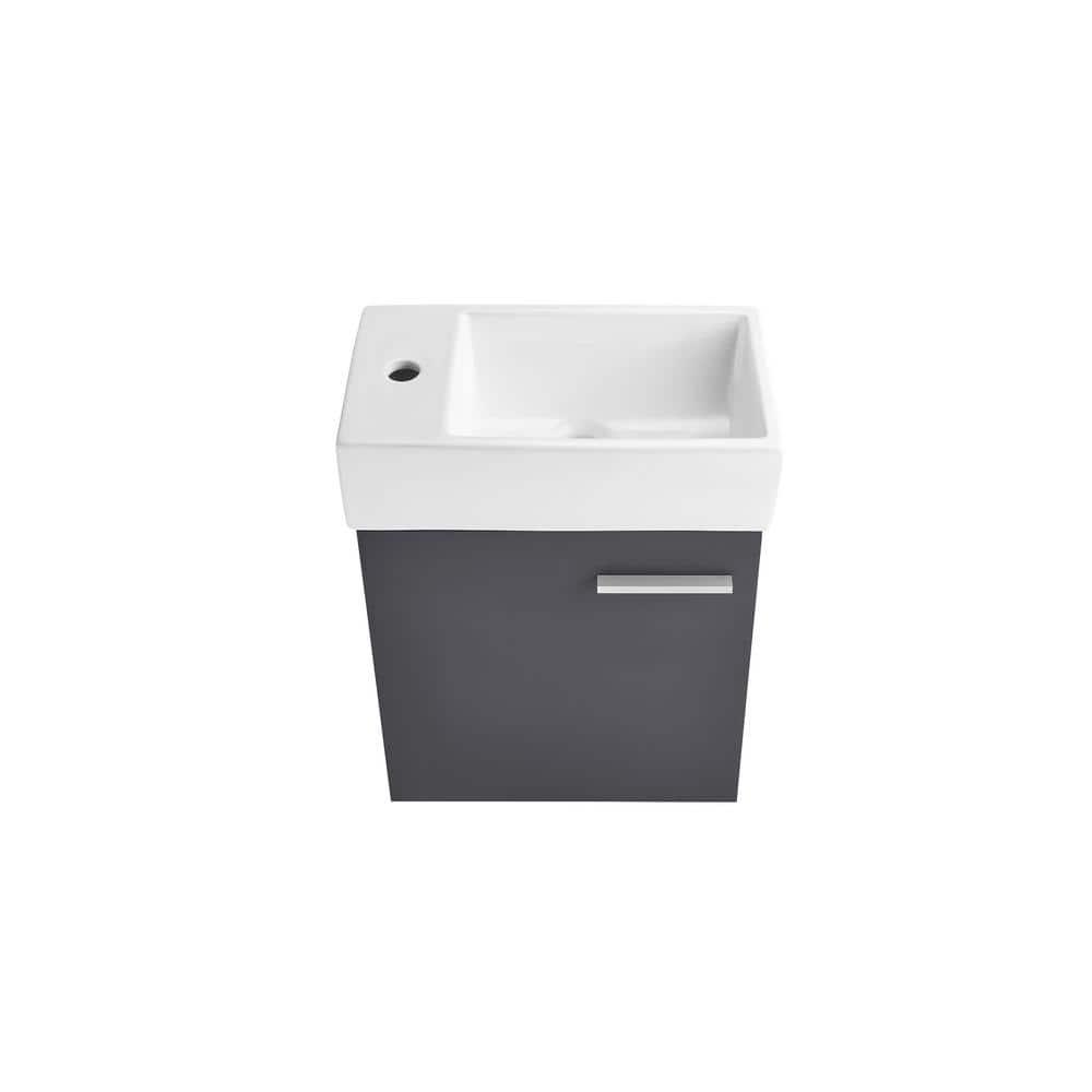 Colmer 18" Wall-Mounted Bathroom Vanity
