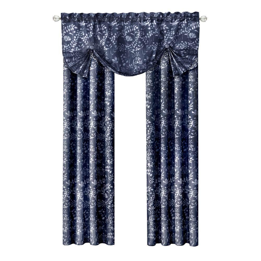 Ergode Charlotte Window Curtain Valance - 52x17 - Navy