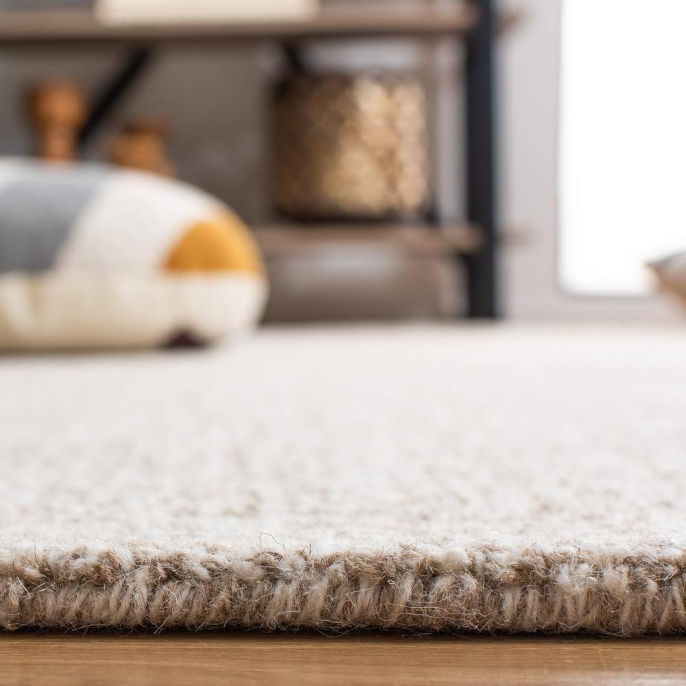 Abstract ABT204 Handmade Indoor Accent Rug - Grey/Ivory - 2'x3' - Safavieh