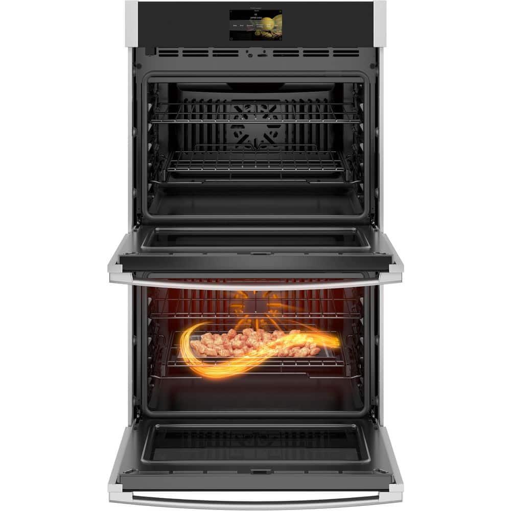 GE Profile™ GE Profile Smart Appliances 29.75" Self-Cleaning Convection Electric Double Wall Oven PTD7000SNSS