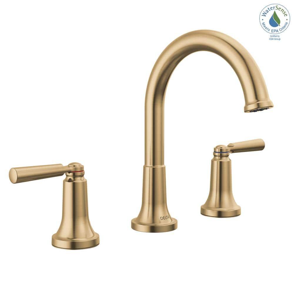 SAYLOR™ Widespread Bathroom Faucet 3 Hole, 2-handle Bathroom Sink Faucet with Drain Assembly