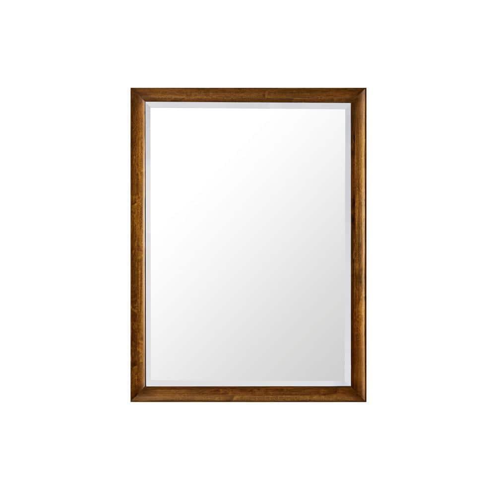 Glenbrooke Solid Wood Flat Wall Mirror