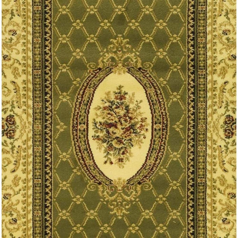 Lyndhurst LNH223 Power Loomed Accent Rug - Sage/Ivory - 3'3"x5'3" - Safavieh.