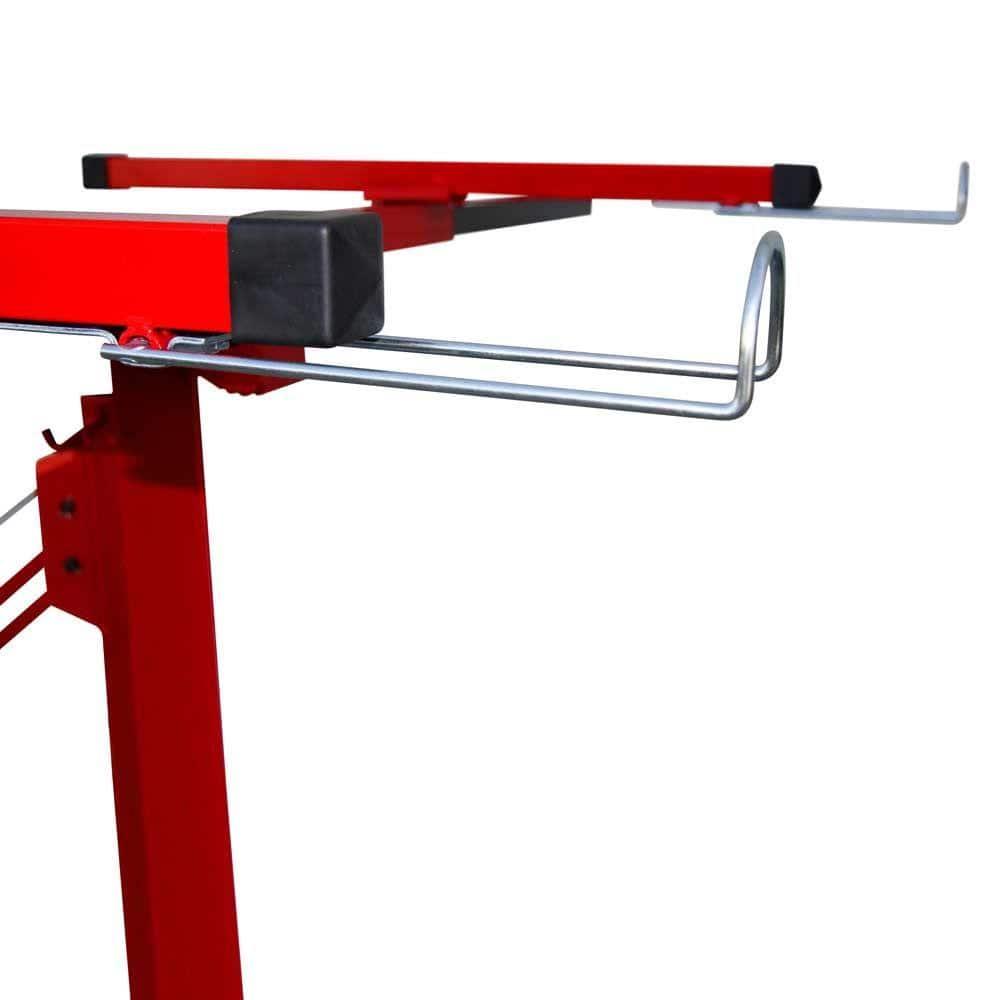 Heavy-Duty Red Steel Drywall Panel Hoist Lift