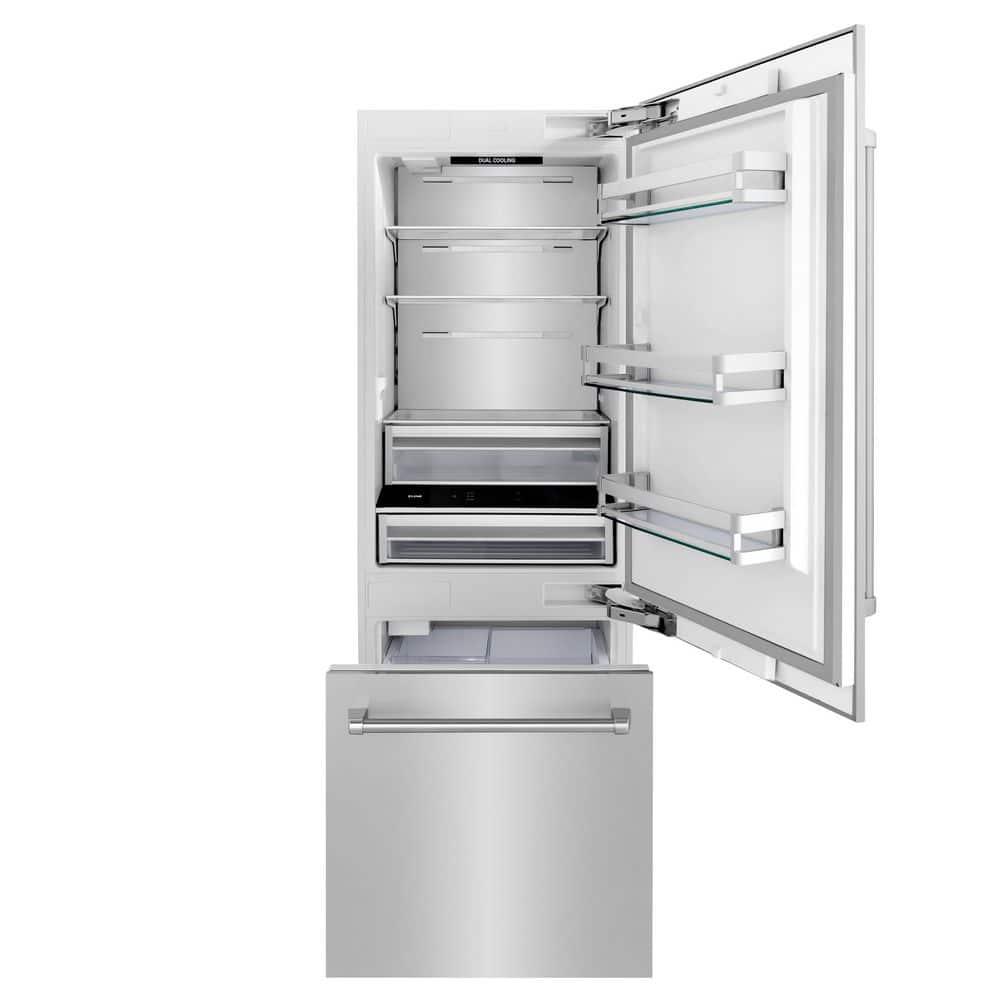 ZLINE KITCHEN AND BATH RBIV30430 bottom freezer built in refrigerator