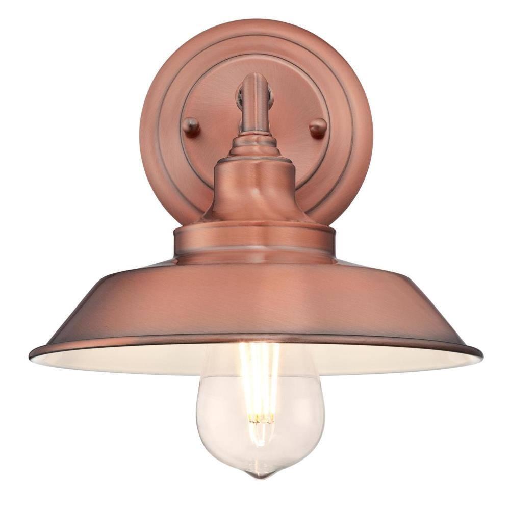 Westinghouse Lighting  Iron Hill One-Light Indoor Wall Fixture - 1-Light Washed Copper