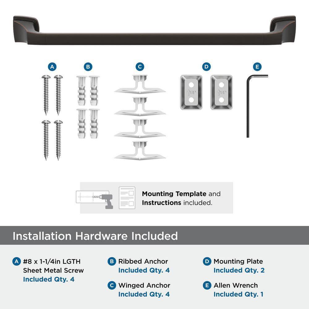 Amerock Revitalize Oil-Rubbed Bronze 18 inch (457mm) Towel Bar