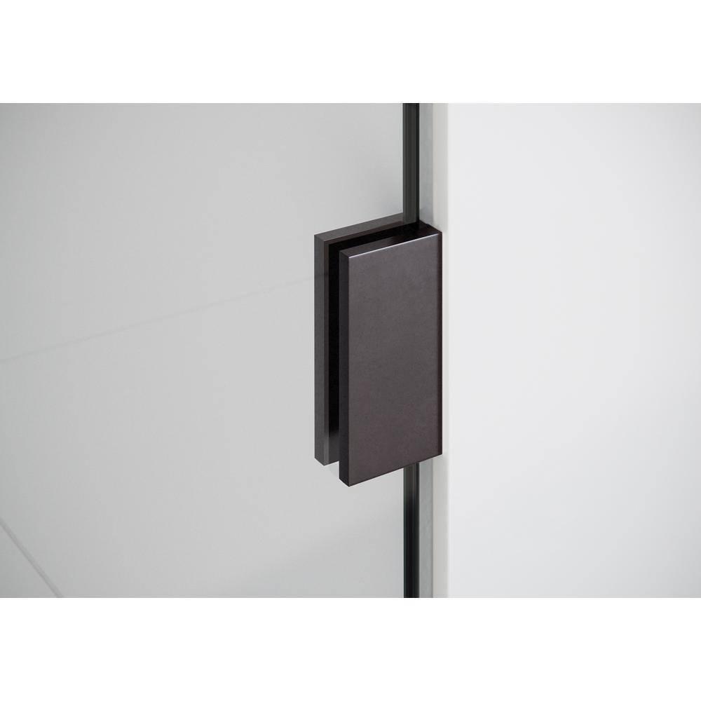 Vela 35 in. x 78 in. Fully Frameless Single Fixed Shower Panel