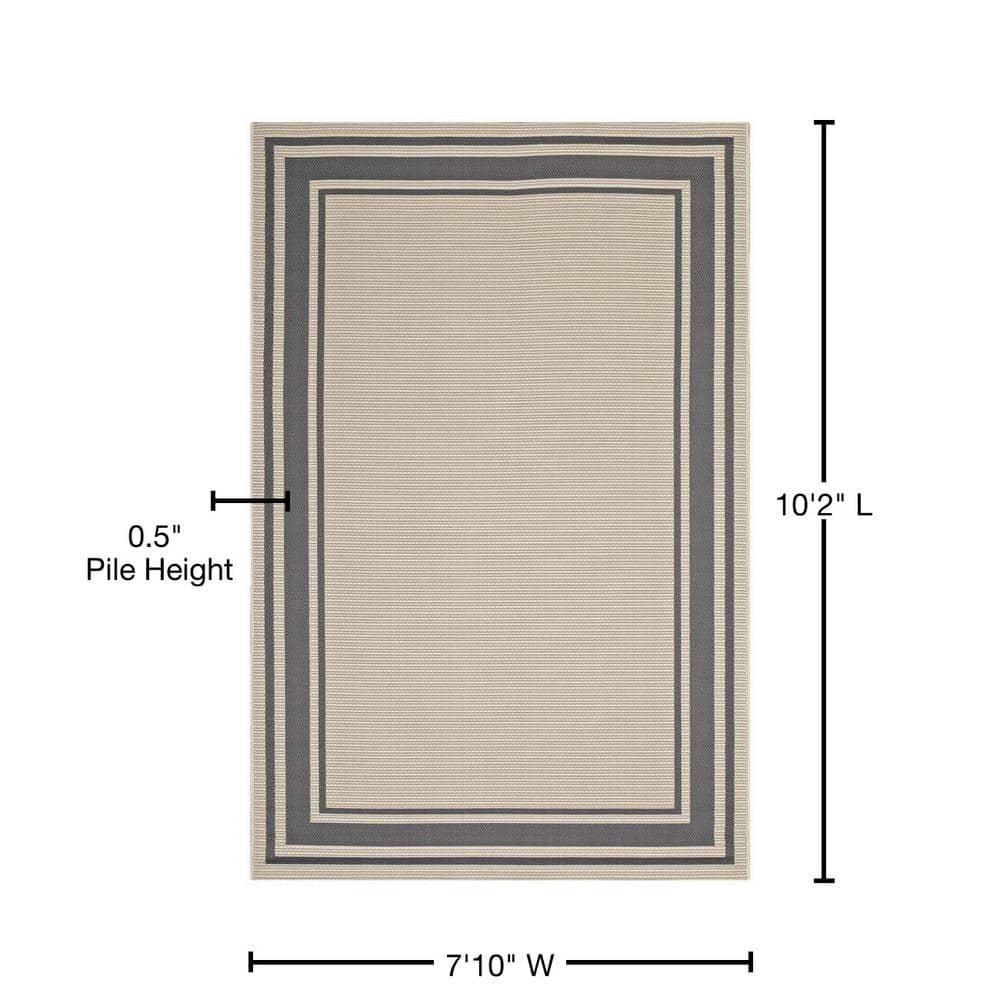 Modway Modway Rim Solid Border Borderline Indoor and Outdoor Area Rug