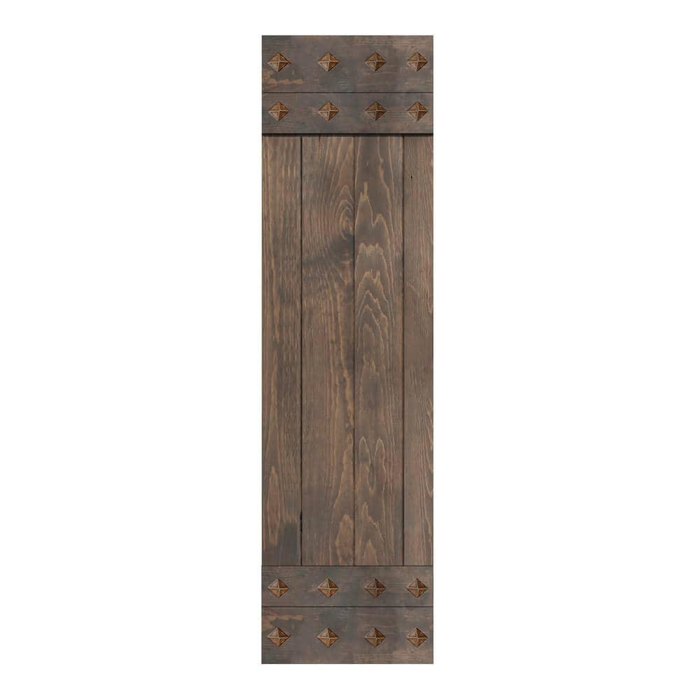 IsLife 84'' Solid Wood Paneled Matte without Installation Hardware Kit Barn Door