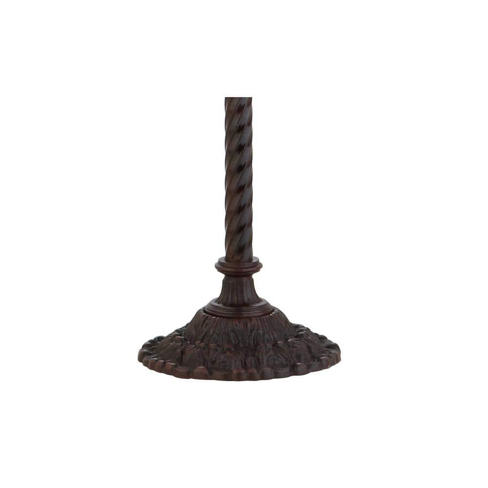 JONATHAN Y JYL8003A Davis Tiffany-Style 70" Torchiere LED Floor Lamp, Traditional for living room, dinning room, bedroom, office Bulb Included, Bronze