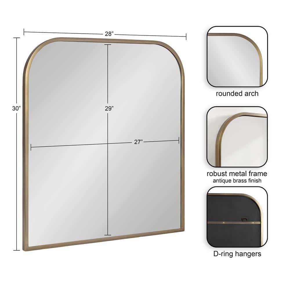 Sherman Metal Flat Wall Mirror