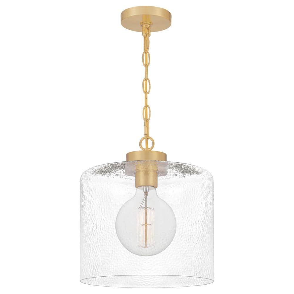 Quoizel Lighting Abner 1 - Light Pendant in  Aged Brass