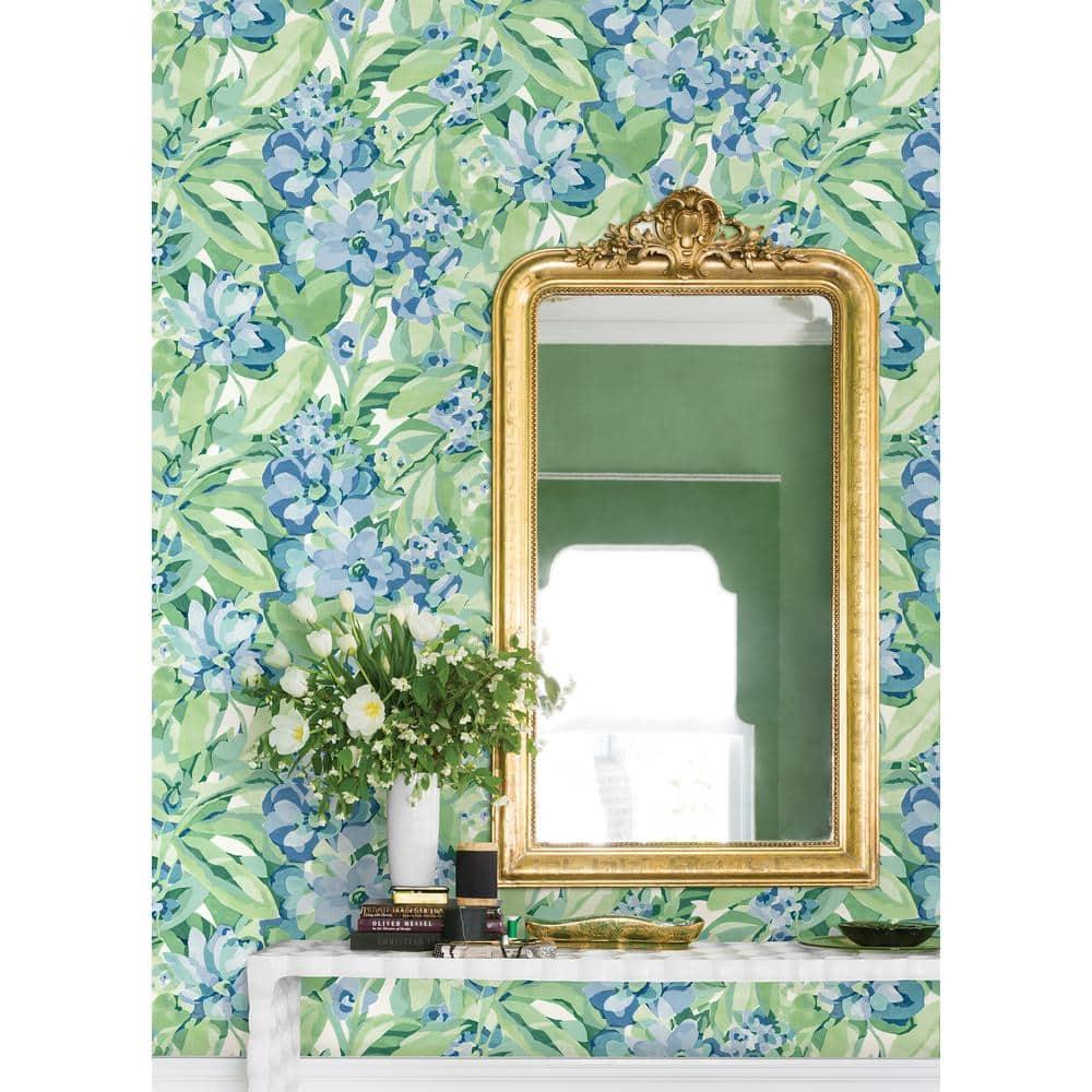 Caroline et Bettina Belles Fleurs Peel & Stick Floral Roll