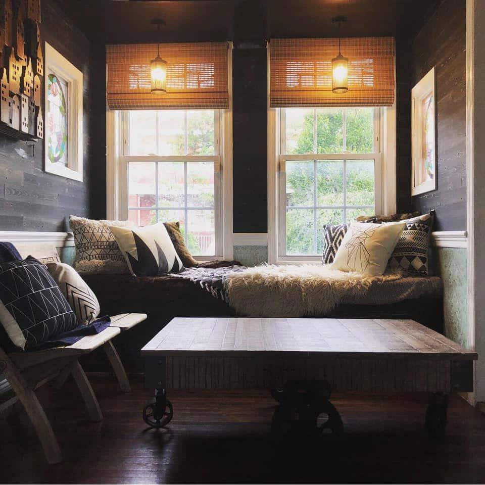 Timberchic River Reclaimed Wooden Wall planks - Simple Peel & Stick Wall Covering Application for DIY Accent Wall & Home Improvement - Modern, Premium Wall Paneling