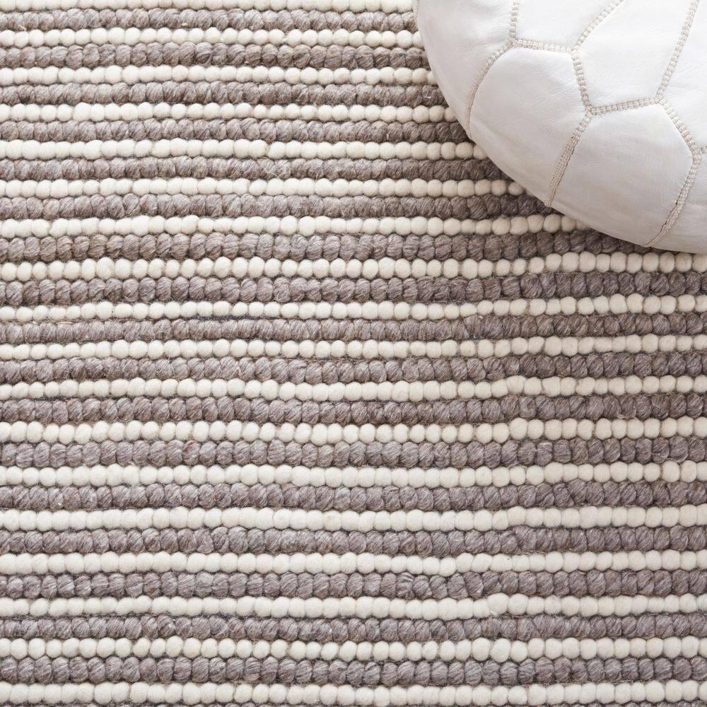 Natura NAT220 Hand Woven Accent Rug - Ivory/Dark Brown - 2'x3' - Safavieh.