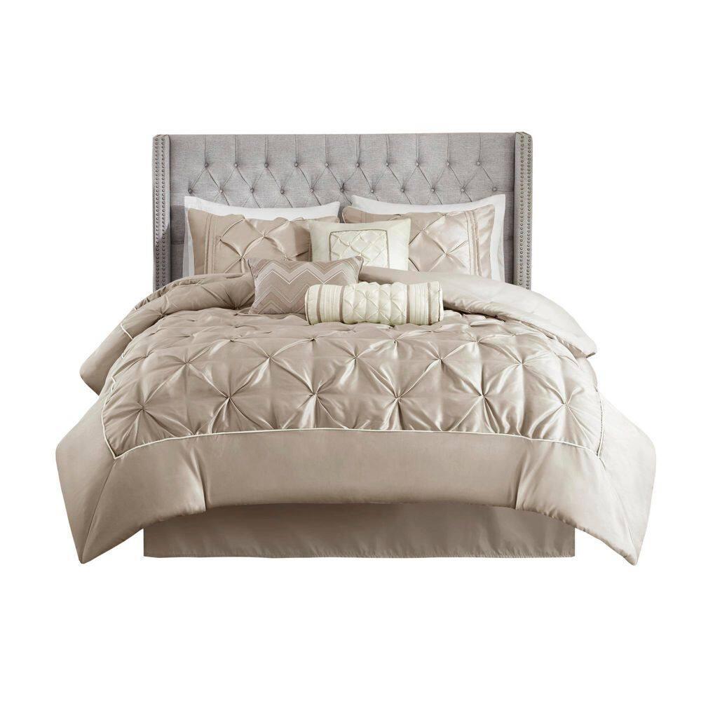 Madison Park Laurel 7 Piece Tufted Comforter Set