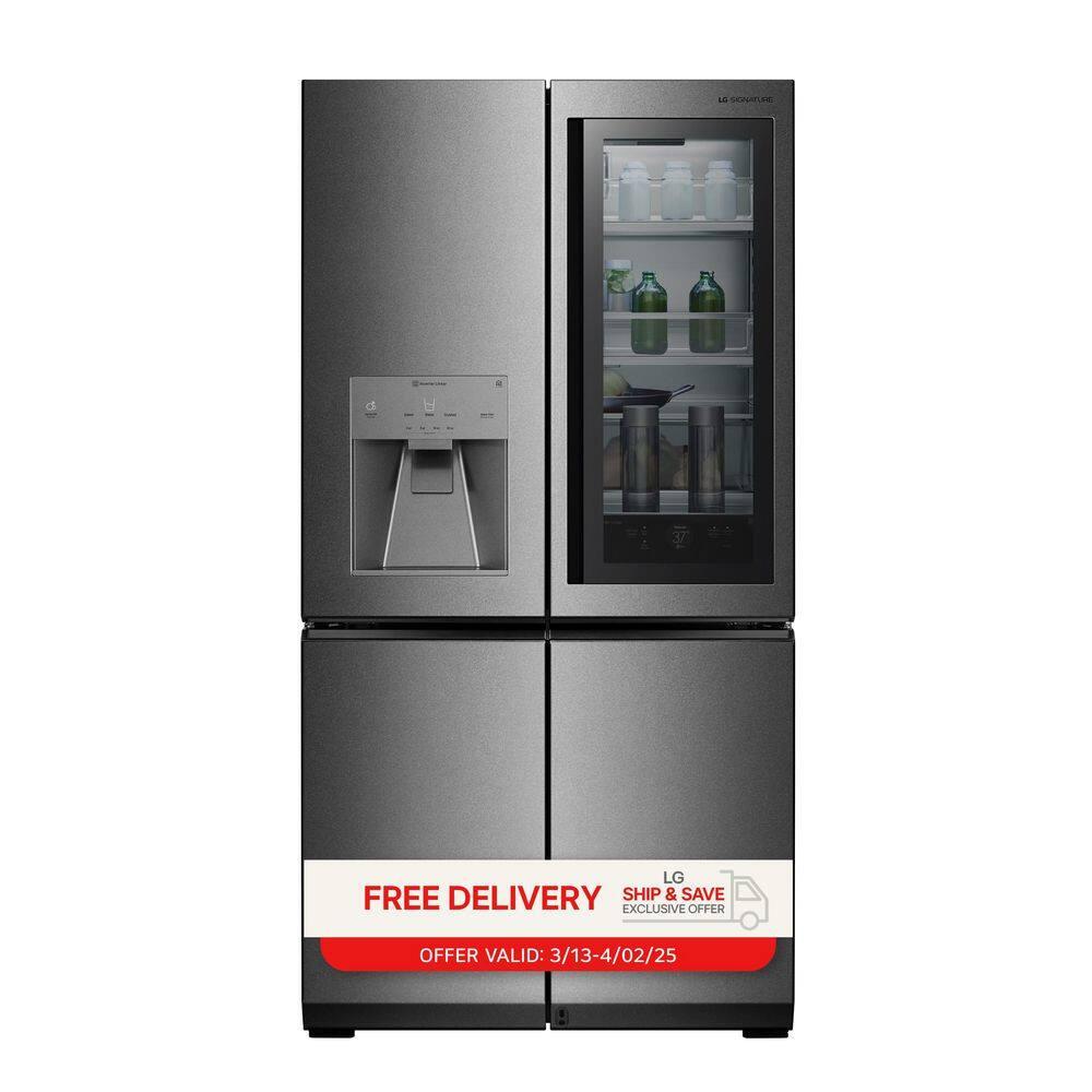 LG Signature Lg Signature 23 Cu. Ft. Smart Wi-fi Enabled Instaview® Door-in-door® Counter-depth Refrigerator URNTC2306N