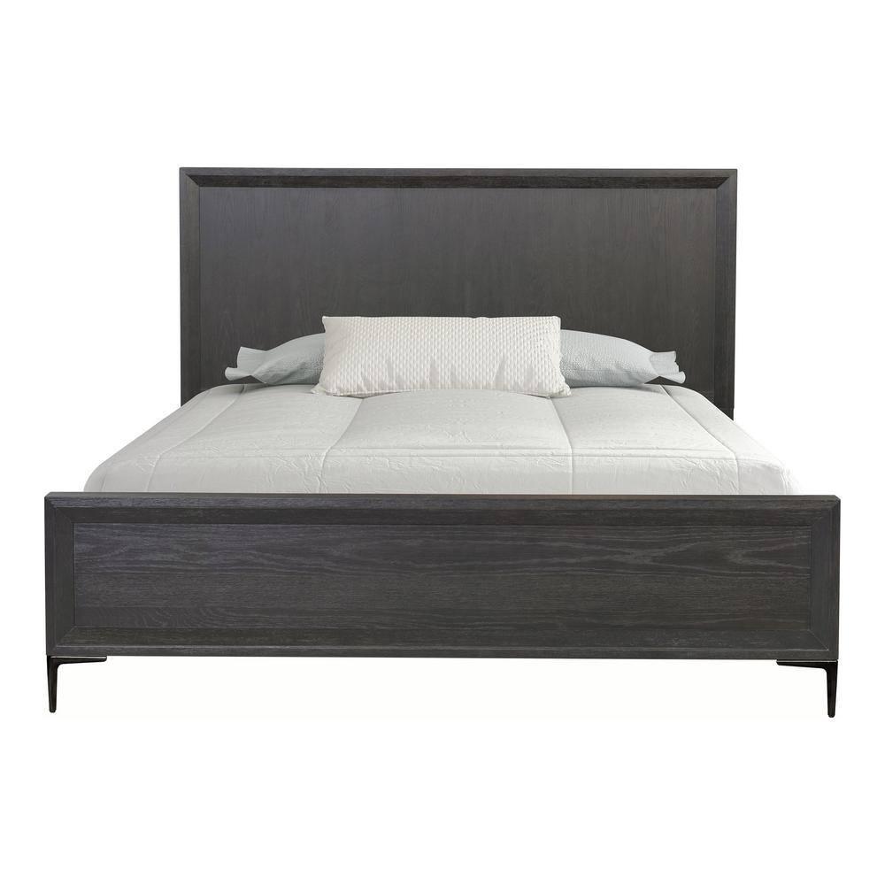 Furniture of America Brio Solid Wood Queen Panel Bed, Espresso