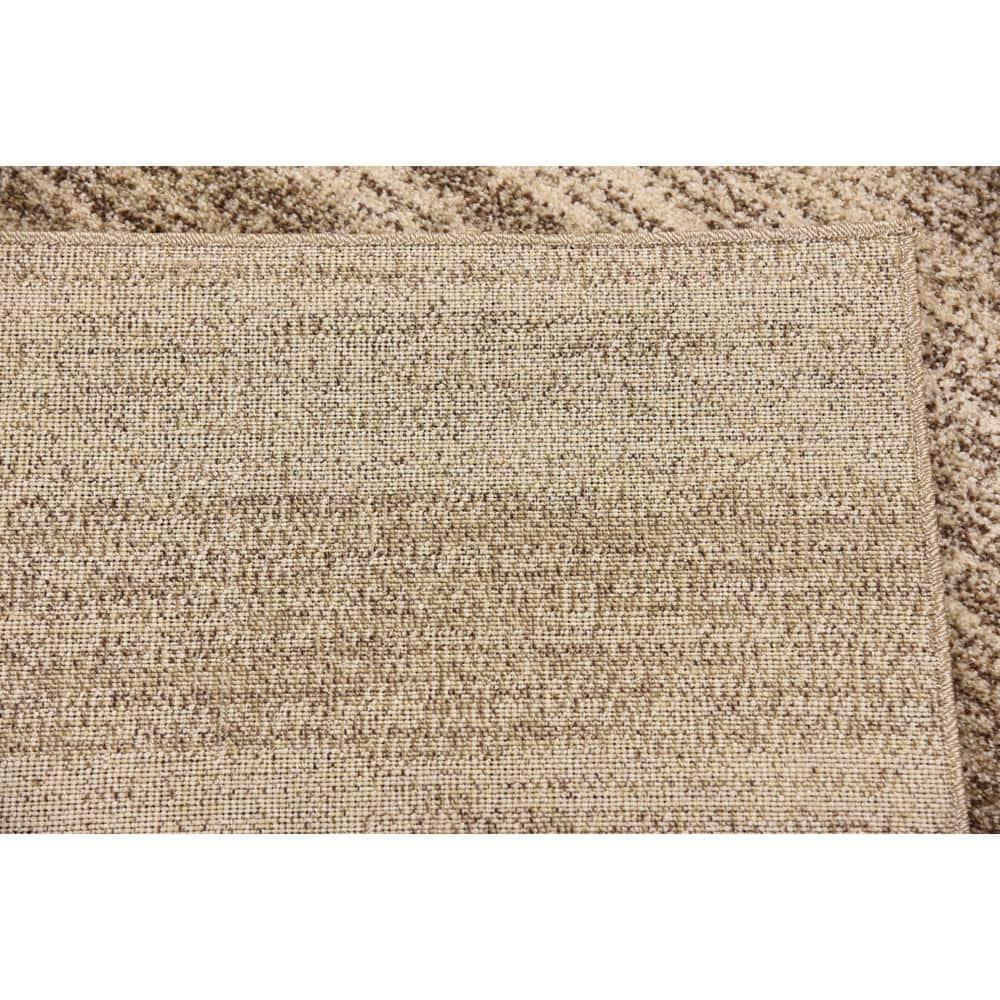Unique Loom Abigail Del Mar Area Rug , 8'x11'2" Rectangular ,Beige
