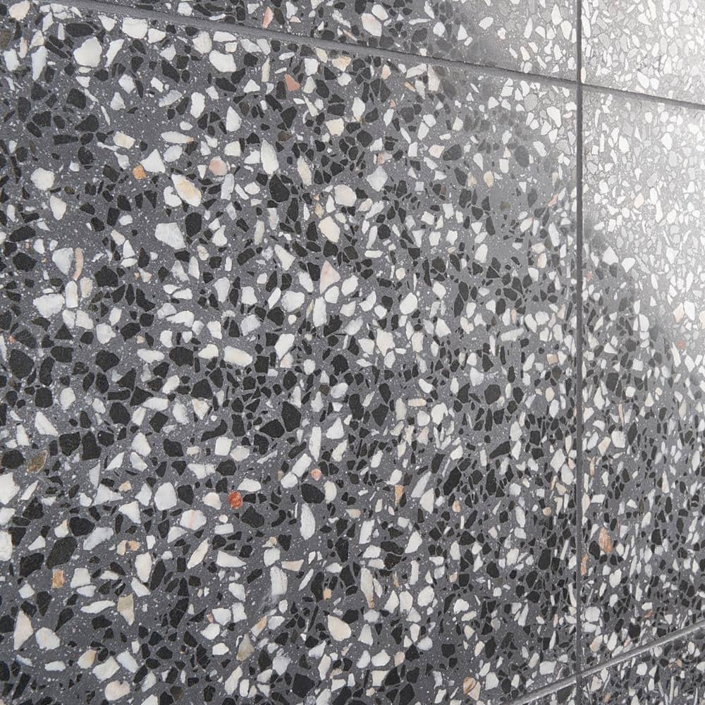 Durham 16.14 in. x 16.14 in. Polished Terrazzo Floor and Wall Tile (3.61 Sq. Ft. / Case)