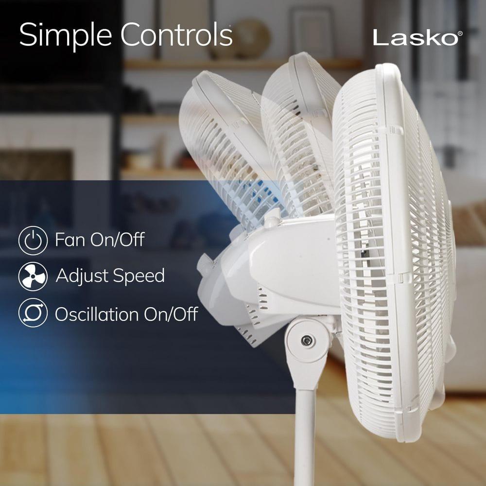 Lasko 16" Oscillating Standing Fan