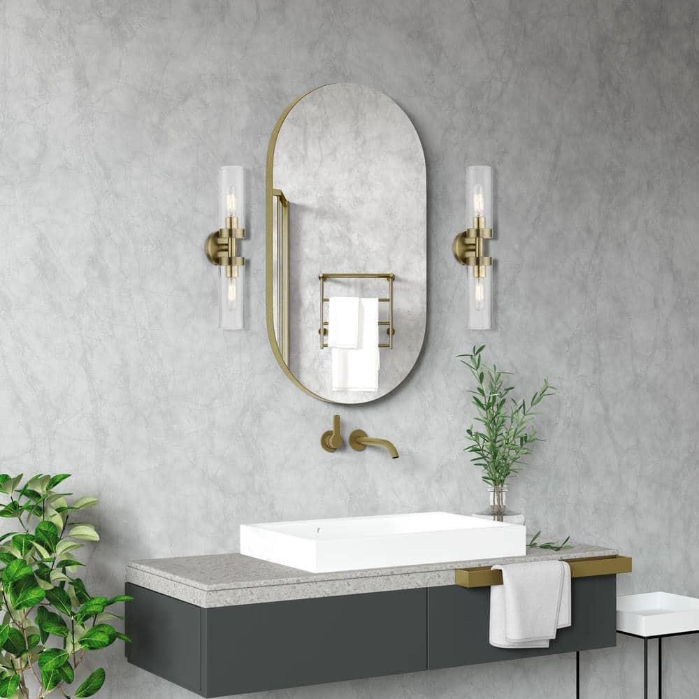 Livex Lighting Ludlow 2 - Light Vanity in  Antique Brass