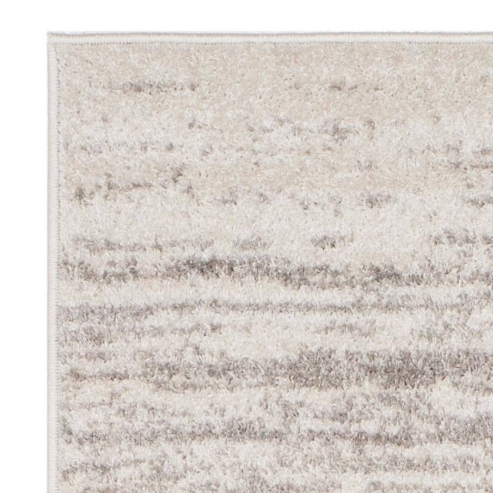SAFAVIEH Adirondack Esmond Striped Runner Rug, Light Grey/Grey, 2'6" x 6'