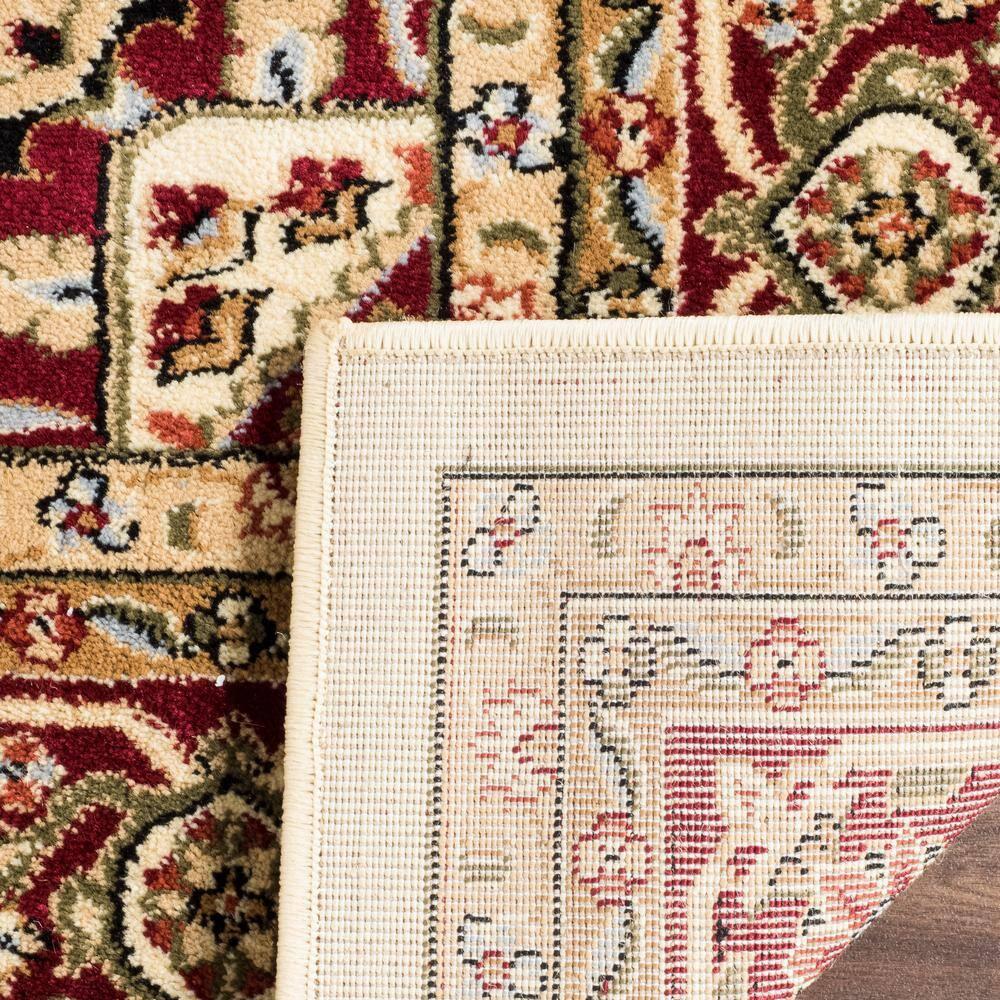 Lyndhurst Heriz LNH330 Power Loomed Area Rug - Ivory/Red - 4'x6' - Safavieh