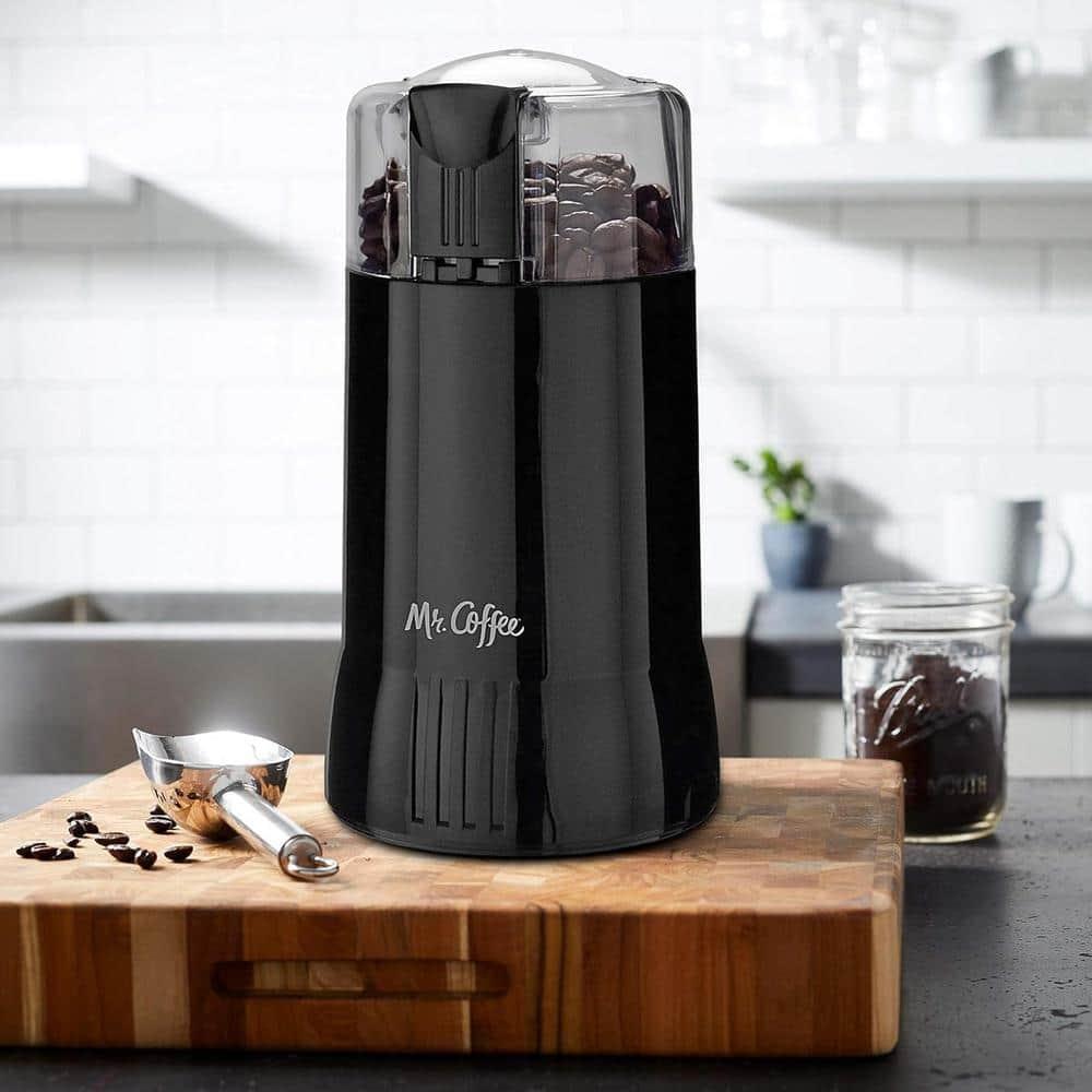 Mr. Coffee Mr. Coffee 4-12 Cup Electric Coffee Grinder with Safety Switch in Black