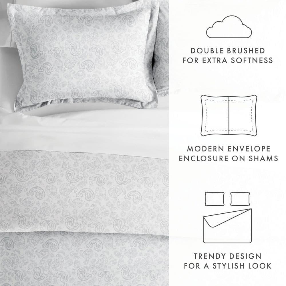 Simply Soft Traditional Paisley Duvet Cover Set