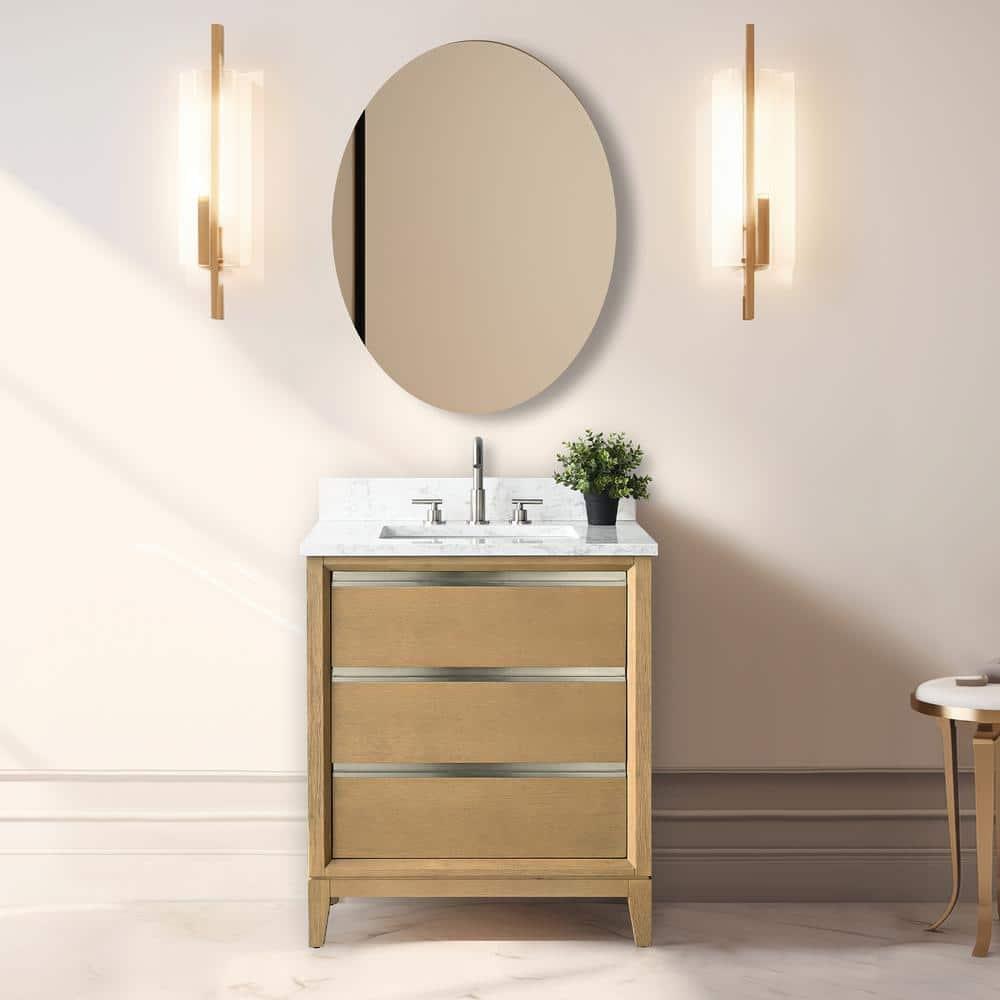 30 Single Bathroom Vanity with Top