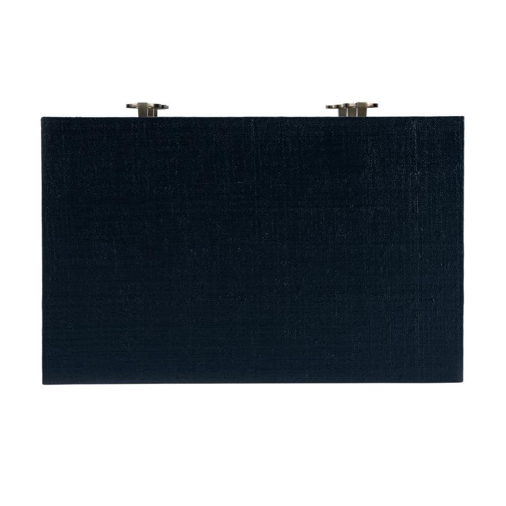 Butler Specialty Company Bar Harbor Raffia 3 Drawer Chest - Navy Blue