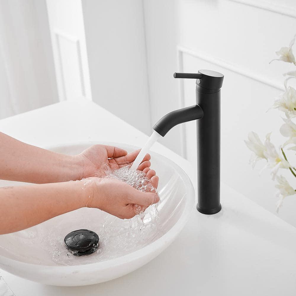 Vessel Sink Faucet Single-handle Bathroom Faucet with Drain Assembly
