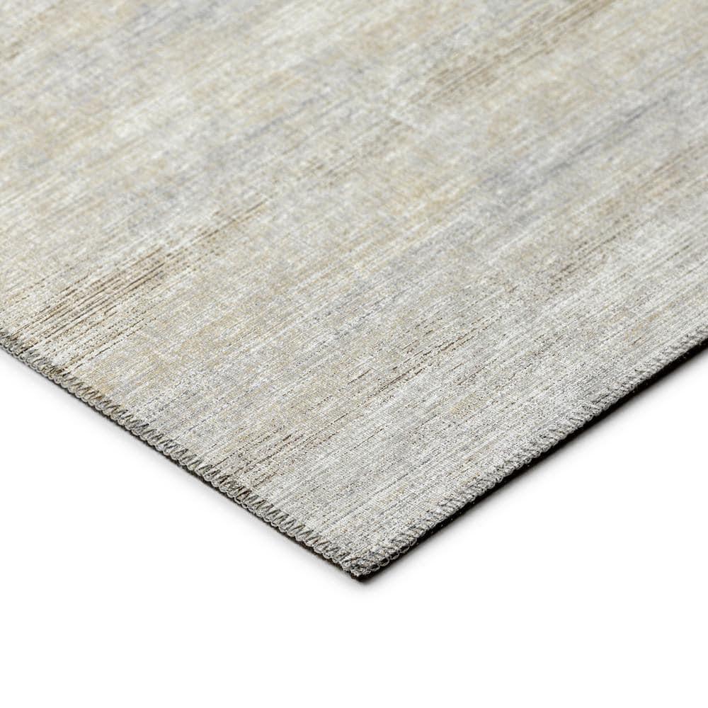 Addison Rugs Indoor/ Outdoor Marston Dynamic Transitional Striped Washable Area Rug 10' x 14' - Beige
