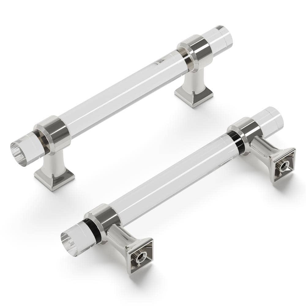 Crystal Palace Kitchen Handles, Solid Core Drawer Pulls for Cabinet Doors, 3-3/4"
